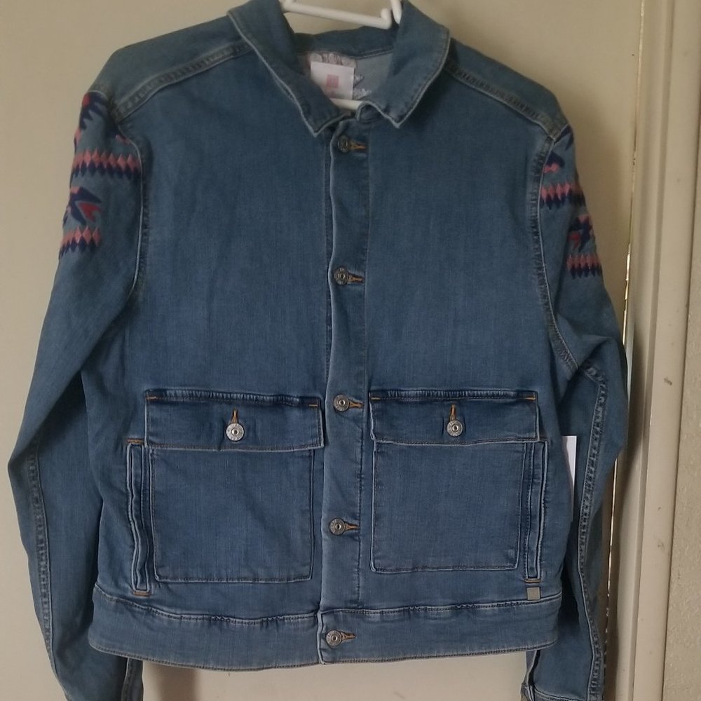 LuLaroe Jean Jacket Womens Size XL - Picture 2 of 15